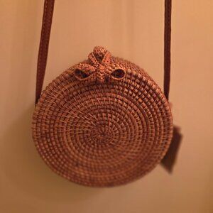 Rattan purse